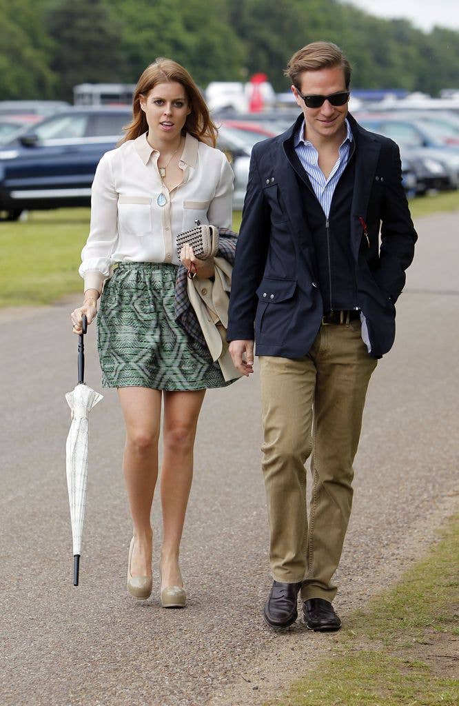 Princess Beatrice's look was so autumn coded