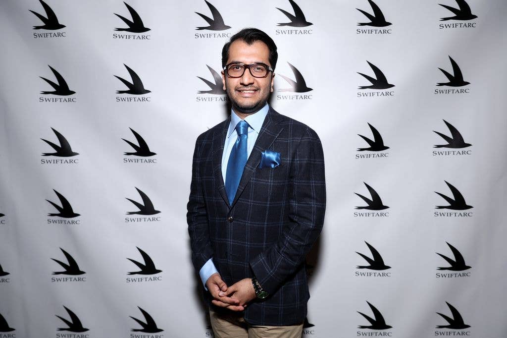 Sid Jawahar attends An Evening With Swiftarc Ventures at Waldorf Astoria Beverly Hills on March 29, 2022 in Beverly Hills, California.