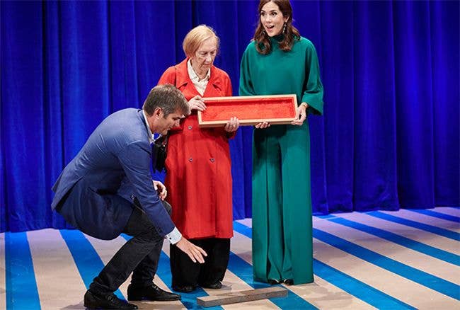 crown princess mary of denmark slip up
