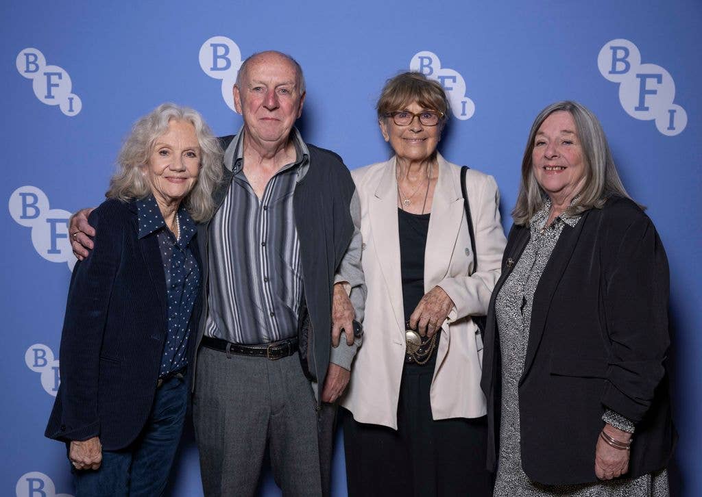 Hayley with Alan Barnes, Nanette Newman and Diane Poole 