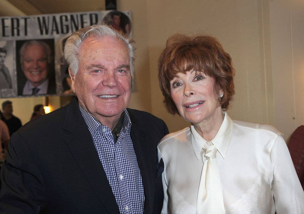 Robert Wagner and actress Jill St. John attend The Hollywood Show held at The Westin Hotel LAX on July 28, 2018 