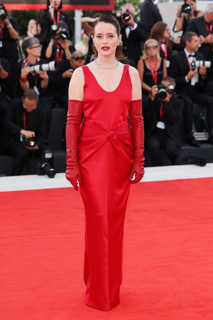 Claire Foy attends the "Ink" Screening and opening ceremony during the 83rd Venice International Film Festival