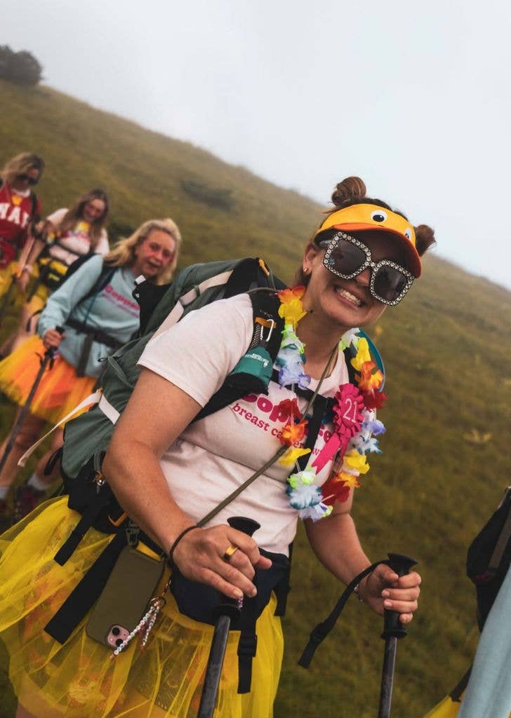 Giovanna Fletcher captioned this photo: "The love. The friendships. The nature. The perseverance. The beauty. Itâs an honour to spend the time I do on these CoppaTrek! with Gi challenges."