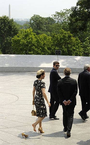 crown princess mary denmark shoe public slip up