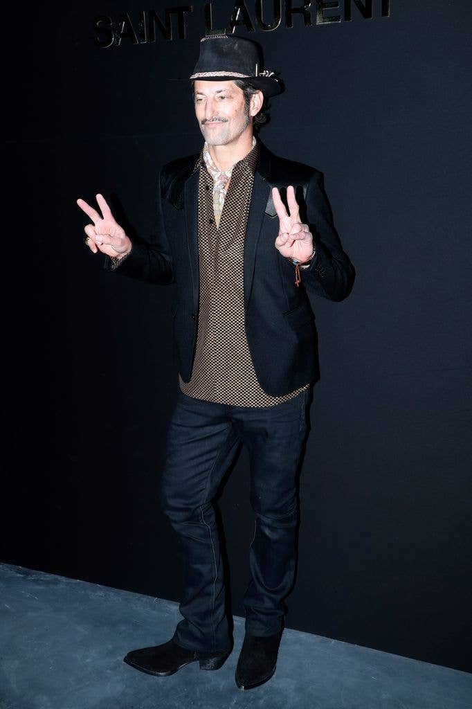 Tony Ward attending St Laurent Fashion Show in 2019