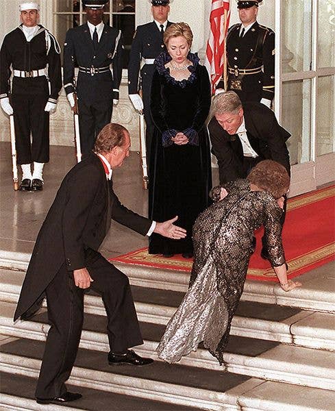queen sofia of spain public slip up