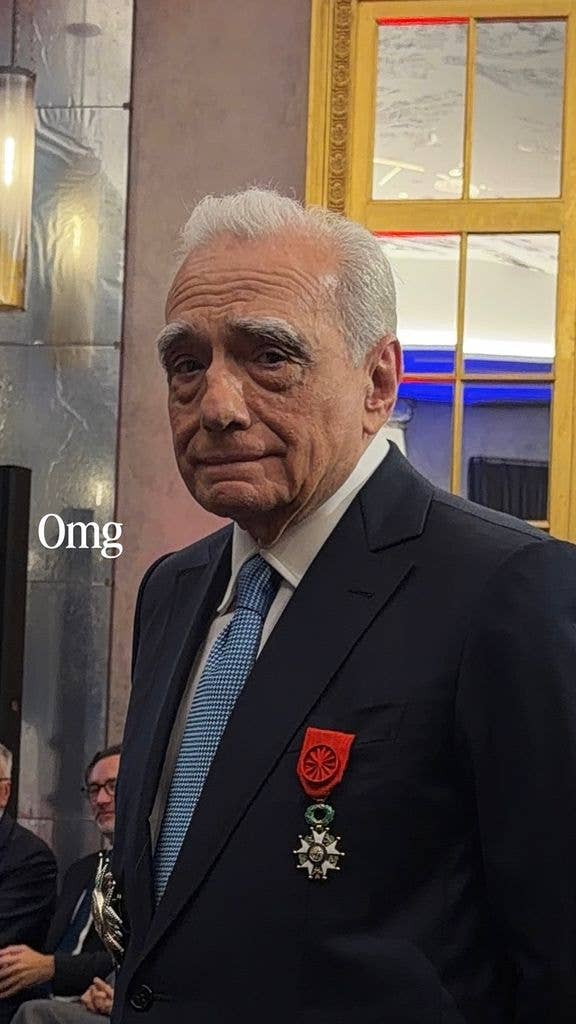 martin scorsese crying legion of honor