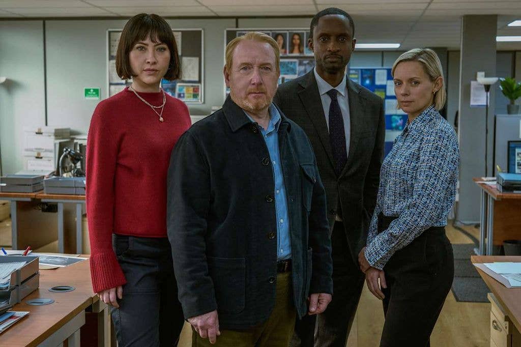 The cast of The Chelsea Detective