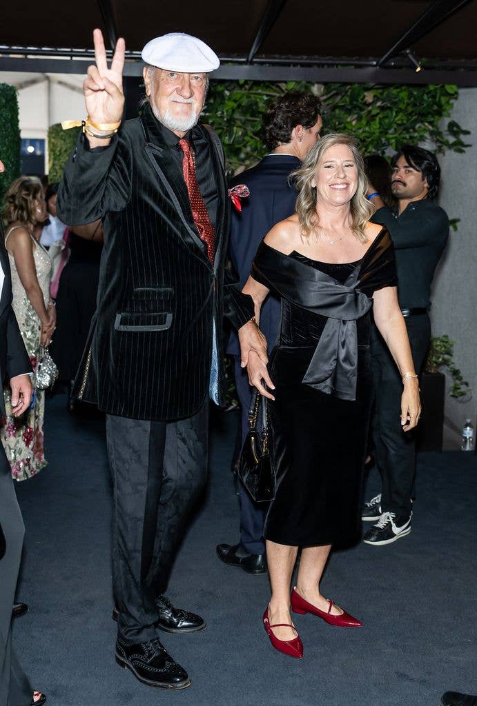 Mick Fleetwood and Elizabeth Jordan attend the Kering Foundation's Fifth Annual Caring For Women Dinner at The Pool on September 10, 2026 in New York City. (Photo by Gilbert Carrasquillo/GC Images)