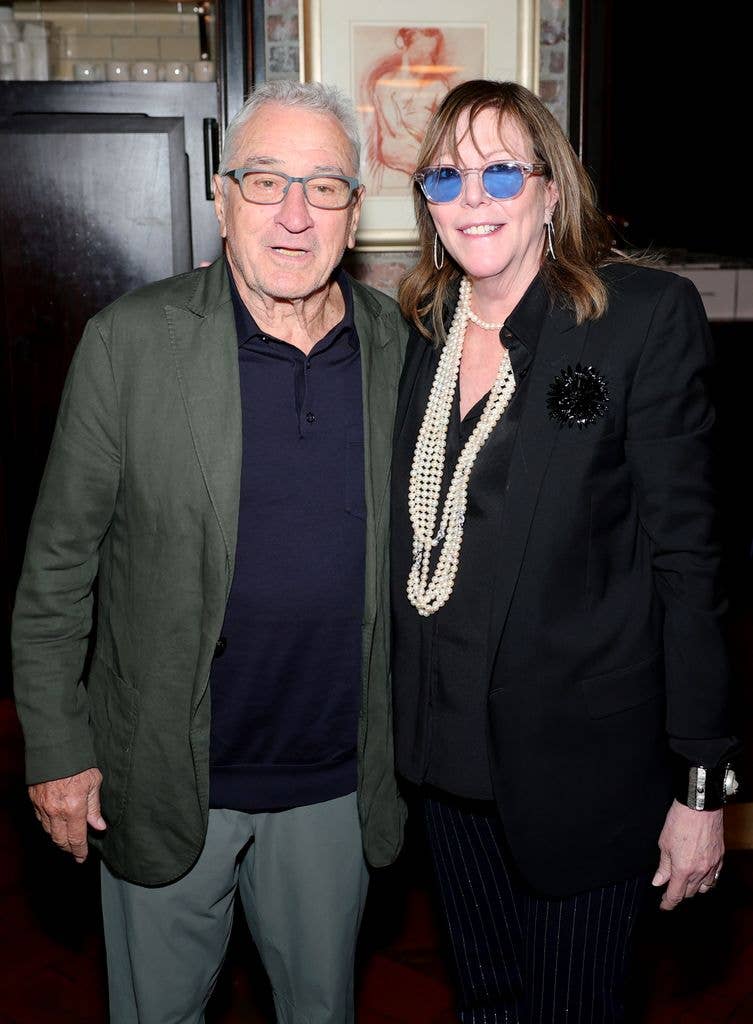(L-R) Robert De Niro and Jane Rosenthal attend the Through Her Lens: The Tribeca CHANEL Women's Filmmaker Program Luncheon 
